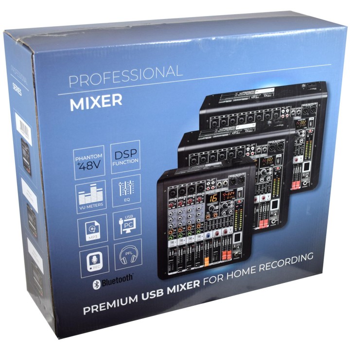 GLEMM MXD 06 | Mixer microfonico 6 canali con DSP