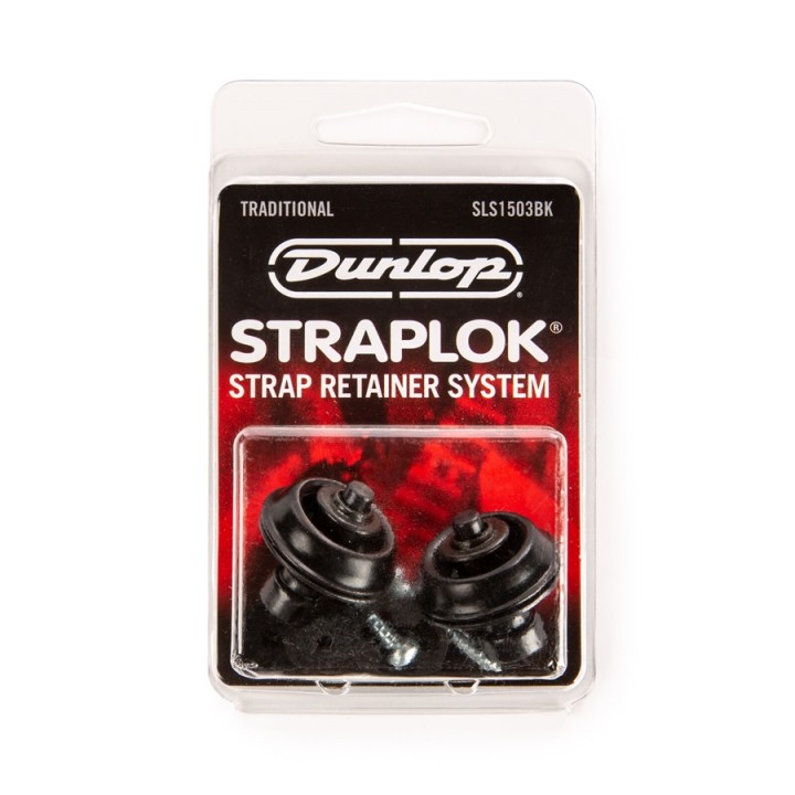 Acquista DUNLOP SLS1503BK STRAPLOK TRADITIONAL STRAP RETAINER SYSTEM, BLACK online | Merula Strumenti Musicali