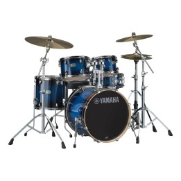 Acquista YAMAHA STAGE CUSTOM DEEP BLUE SUNBURST SET + KIT HARDWARE - SBP2F5 online | Merula Strumenti Musicali