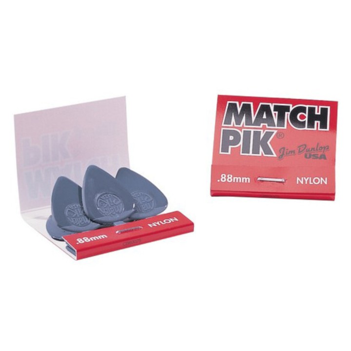 Acquista DUNLOP 448R.88 MATCH PIKS NYLON DARK GRAY .88MM online | Merula Strumenti Musicali