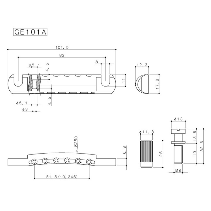 Acquista GOTOH 91802028 GE101AC online | Merula Strumenti Musicali