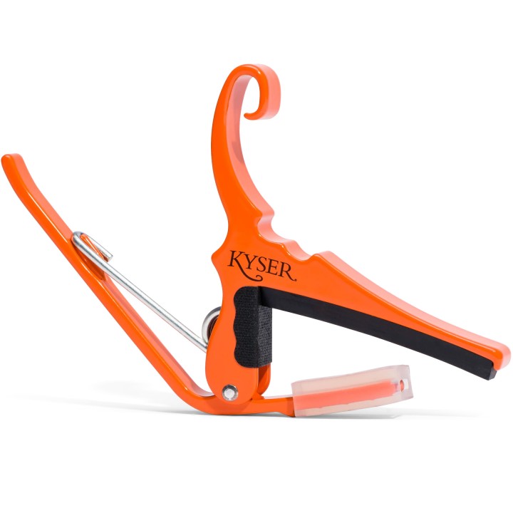 Acquista KYSER KG6OA CAPOTASTO PER ACUSTICA 6 CORDE ARANCIONE online | Merula Strumenti Musicali