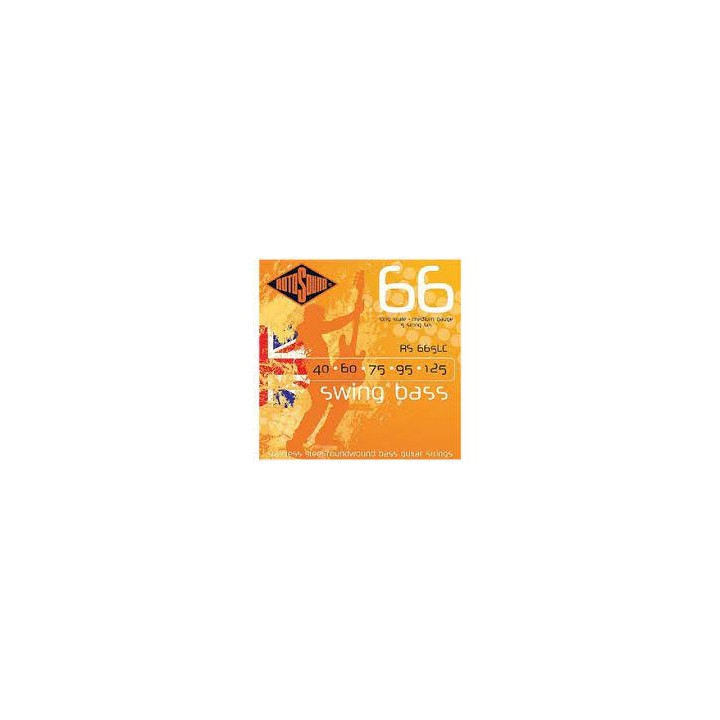 Acquista ROTOSOUND Rs665lc Swing Bass 66 Muta 5 Stainless Steel 40-125 online | Merula Strumenti Musicali