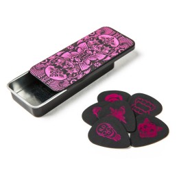 Acquista DUNLOP ILDCT02 I LOVE DUST PICK TIN MAGENTA BOX/6 online | Merula Strumenti Musicali