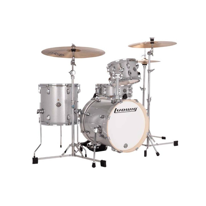 Acquista LUDWIG BREAKBEATS SILVER SPARKLE - LC279-7 online | Merula Strumenti Musicali