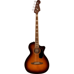 Fender - 0970783164 Kingman™ Bass, Walnut Fingerboard, Black Pickguard, Shaded Edge Burst