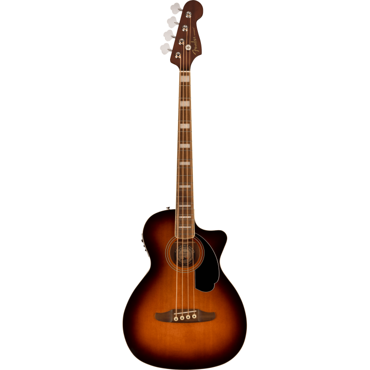 Fender - 0970783164 Kingman™ Bass, Walnut Fingerboard, Black Pickguard, Shaded Edge Burst