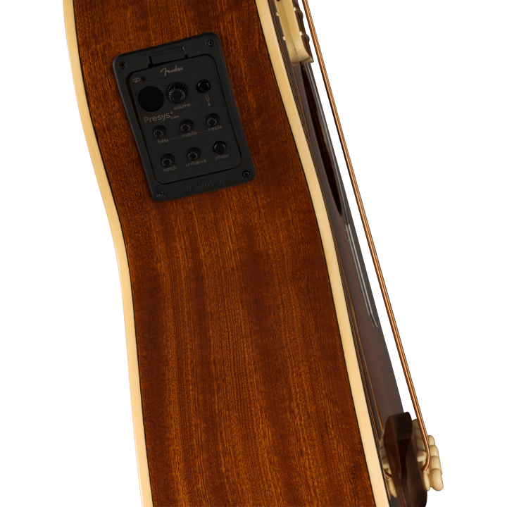 Fender - 0970783164 Kingman™ Bass, Walnut Fingerboard, Black Pickguard, Shaded Edge Burst