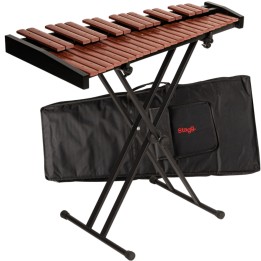 STAGG Xilofono a 37 tasti in legno set completo
