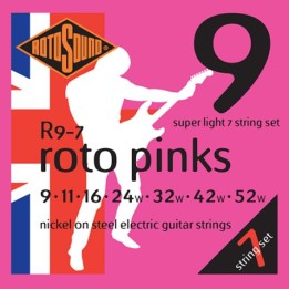 Acquista ROTOSOUND R9-7 ROTO MUTA ELETT. NICKEL SUPER LIGHT 7 9-52 online | Merula Strumenti Musicali