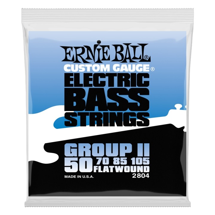 Acquista ERNIE BALL 2804 Flatwound Group II 50-105 online | Merula Strumenti Musicali