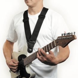Acquista D'ADDARIO 50DARE000 D'ADDARIO DARE GUITAR STRAP, BLACK online | Merula Strumenti Musicali