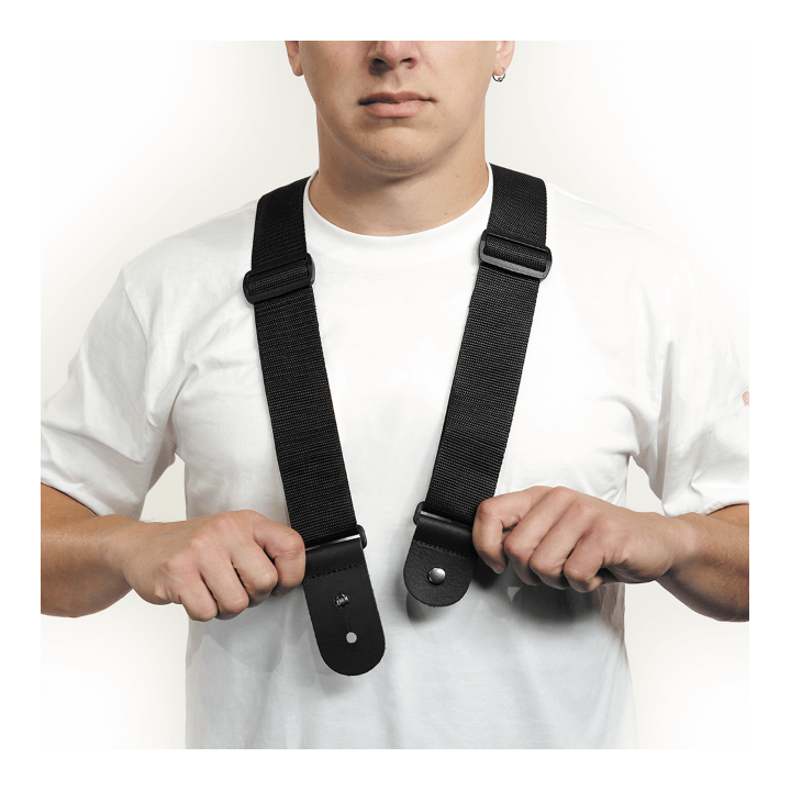 Acquista D'ADDARIO 50DARE000 D'ADDARIO DARE GUITAR STRAP, BLACK online | Merula Strumenti Musicali