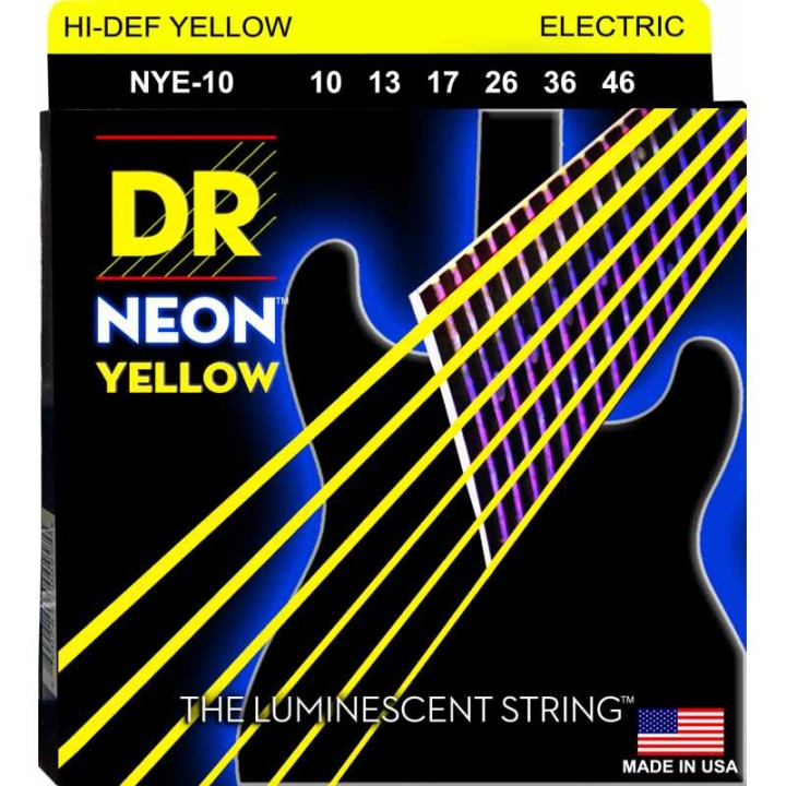 Acquista DR NYE-10 NEON YELLOW online | Merula Strumenti Musicali