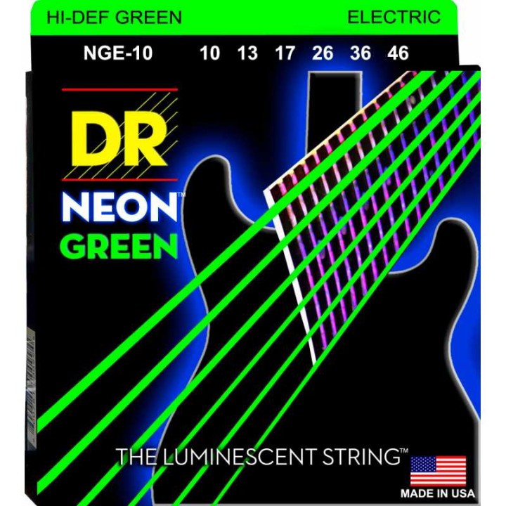 Acquista DR Nge-10 Neon Green online | Merula Strumenti Musicali