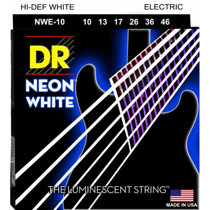 Acquista DR Nwe-10 Neon White online | Merula Strumenti Musicali