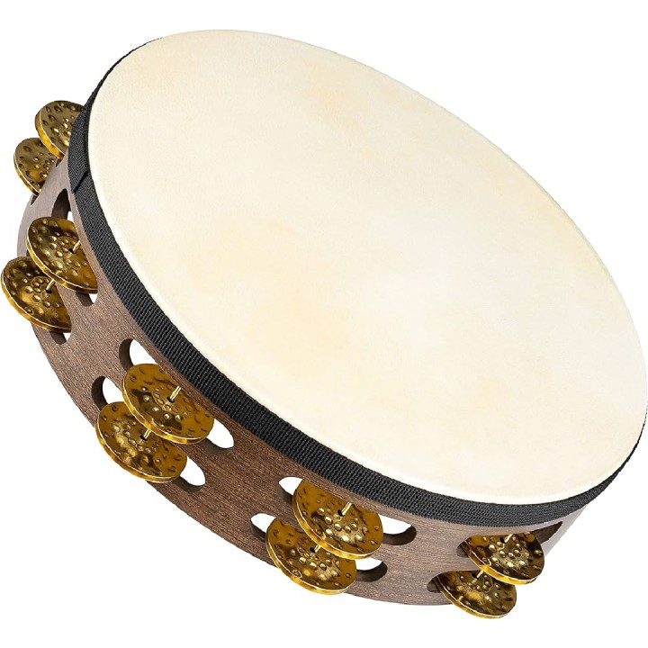 Meinl Vintage Goatskin Wood Tambourine TAH2V-WB