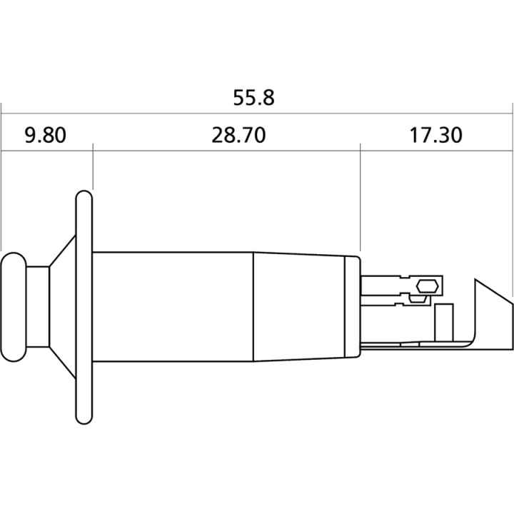 Acquista YELLOW PARTS Ez1390c Bottone Tracolla Presa Jack Cromato online | Merula Strumenti Musicali