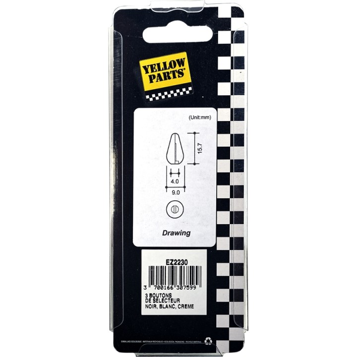 Acquista YELLOW PARTS EZ2230 BOTTONI PER LEVA SELETTRICE COLORI ASSORTITI online | Merula Strumenti Musicali