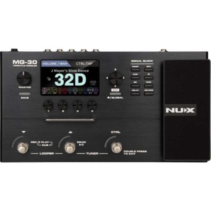 Acquista NUX Mg-30 Modeling Guitar Processor online | Merula Strumenti Musicali