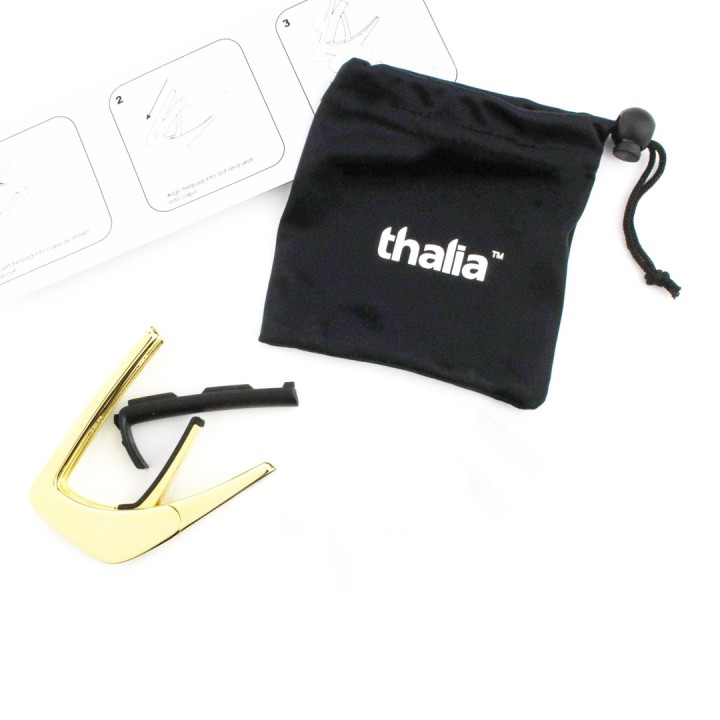 Acquista THALIA CAPOTASTO GOLD 24K INSERTO BLUE ABALONE online | Merula Strumenti Musicali