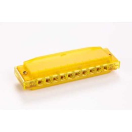 HOHNER ARMONICA DIATONICA TRANSLUCENT M1110Y GIALLO | Merula Strumenti Musicali