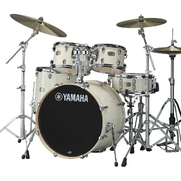 Yamaha | Stage Custom Set 20" Classic White - SBP0F5CLW7 + HW780 Stage Custom Set Batteria