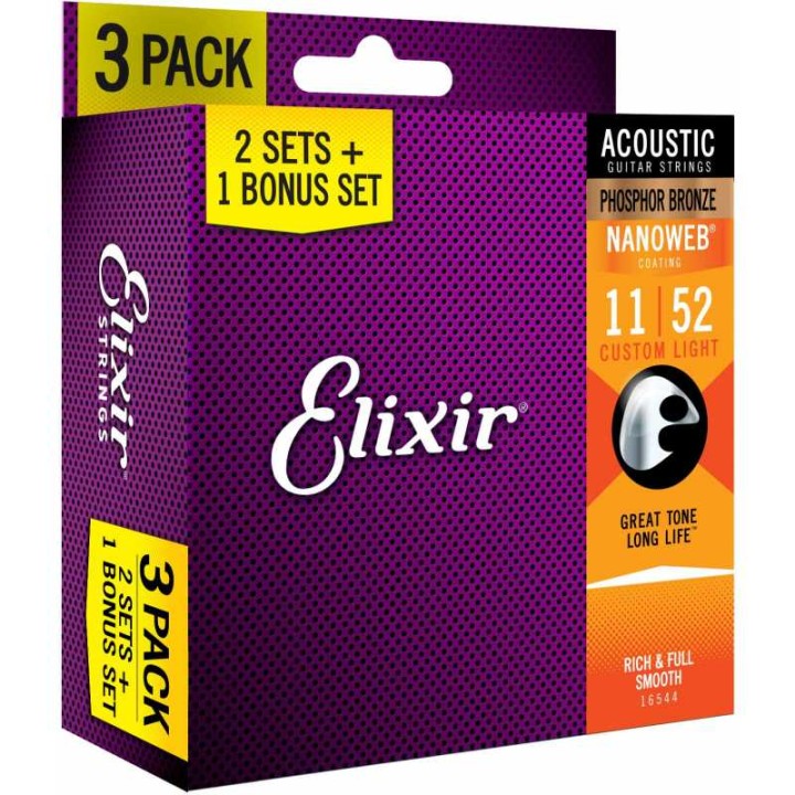 Acquista ELIXIR 16544 ACOUSTIC PHOSPHOR BRONZE NAN online | Merula Strumenti Musicali