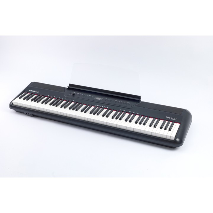 technopiano tp110h bk pianoforte digitale 88 tasti