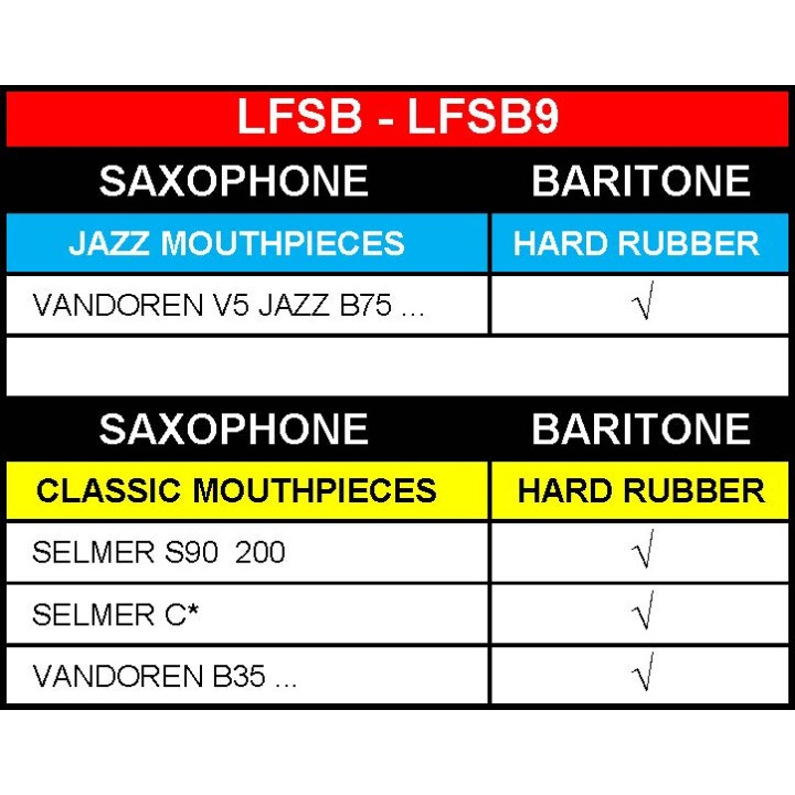 Acquista BG LFSB LEGATURA SAX BARITONO IN TESSUTO online | Merula Strumenti Musicali