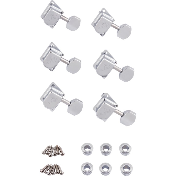 Acquista FENDER 0990822100 '70'S "F" TUNERS,CHROME online | Merula Strumenti Musicali