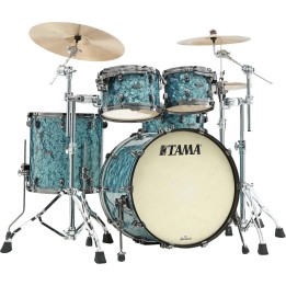 TAMA | Starclassic Maple 4-piece shell pack 22" Smoked Black Nickel Shell Hardware