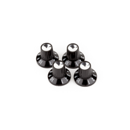Acquista FENDER 0054419049 Amplifier Knobs, Push-On,Black, Set Of 4 online | Merula Strumenti Musicali