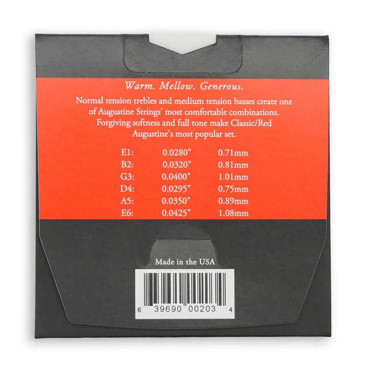 Acquista AUGUSTINE Corde Per Chitarra Classica Red - Medium Tension online | Merula Strumenti Musicali