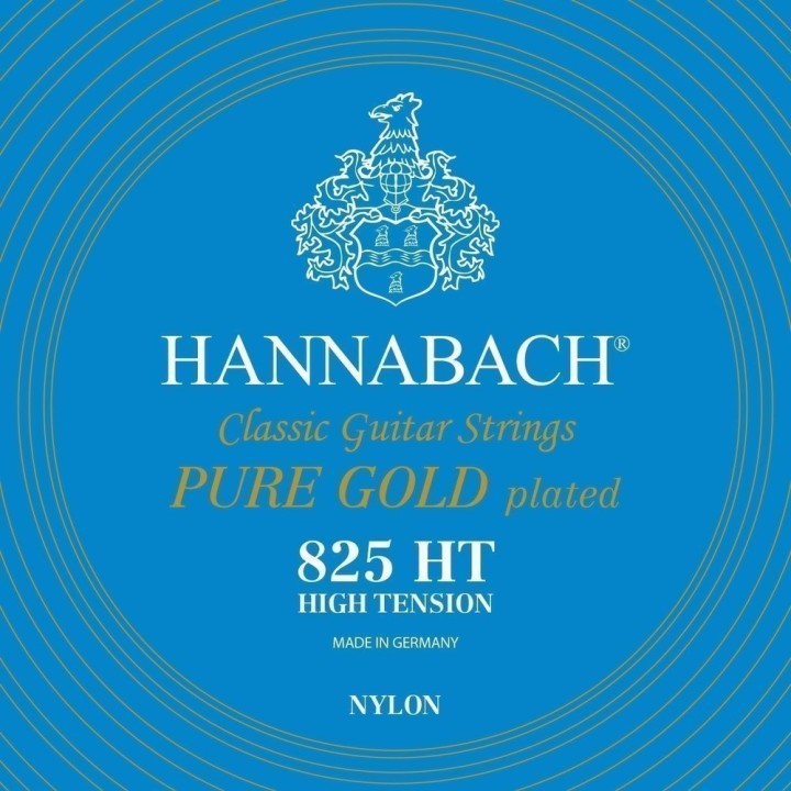 Acquista HANNABACH 825HT CORDE PER CHITARRA CLASSICA  HIGH TENSION SPECIAL GOLD 652627 online | Merula Strumenti Musicali