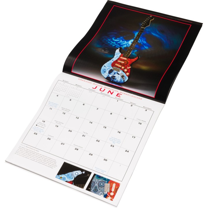 Acquista FENDER 9190170000 FENDER 2024 CUSTOM SHOP CALENDAR online | Merula Strumenti Musicali