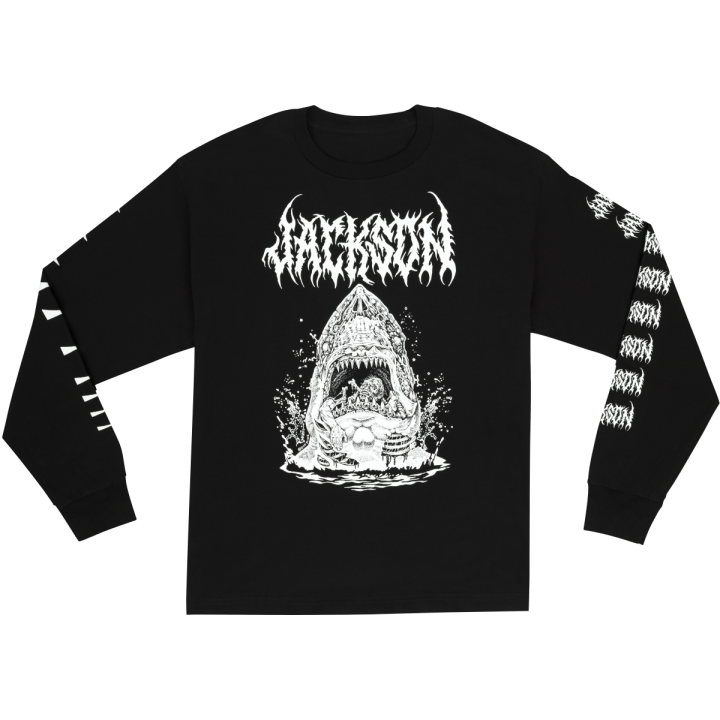 Acquista JACKSON 2990326706 Jackson Sharkrot L/S T-Shirt, Black, Xl online | Merula Strumenti Musicali