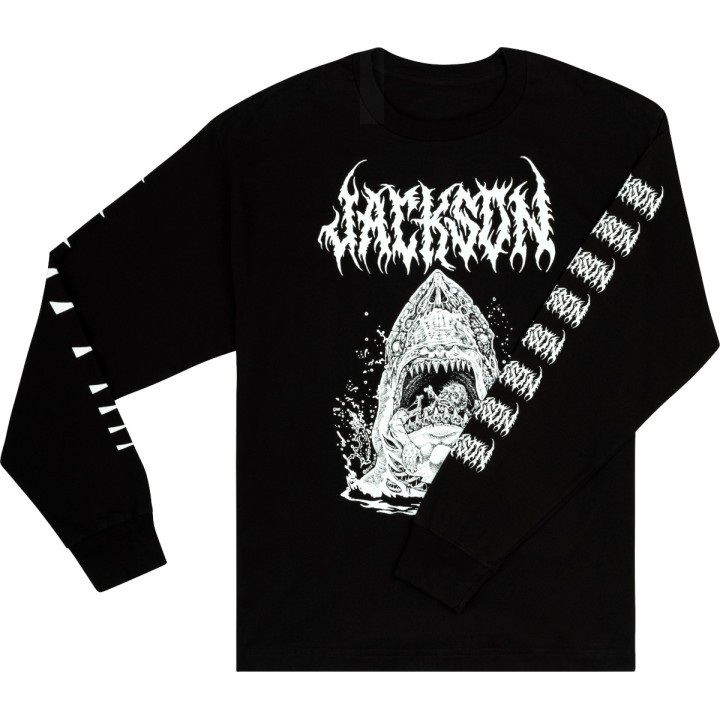 Acquista JACKSON 2990326706 Jackson Sharkrot L/S T-Shirt, Black, Xl online | Merula Strumenti Musicali