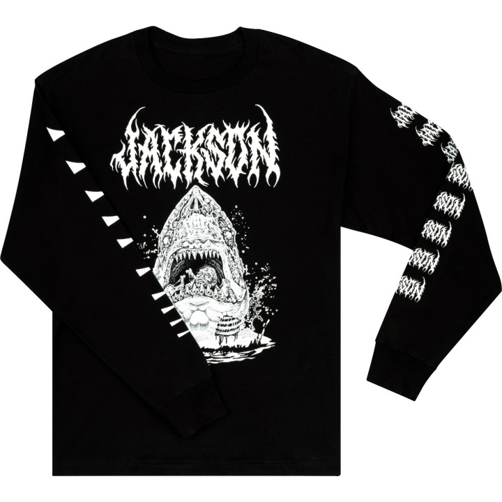 Acquista JACKSON 2990326706 Jackson Sharkrot L/S T-Shirt, Black, Xl online | Merula Strumenti Musicali