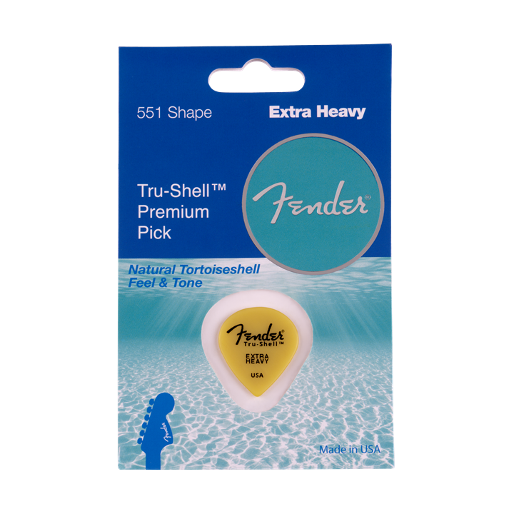 Acquista Fender 0980551721 Tru-Shell Casein 551 Shape Pick, Extra Heavy, Single online | Merula Strumenti Musicali