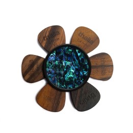 Thalia Pick puck blue abalone:  Porta plettri per strumenti a corda