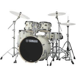 Yamaha | Stage Custom Birch Set Classic White + Hardware - SBP2F5 HW780 