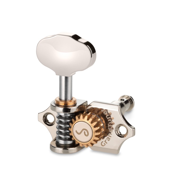 Acquista SCHALLER 10510223.49.20 CHROME, 3LEFT + 3RIGHT, PERLOID, SLOTTED 14,65 online | Merula Strumenti Musicali