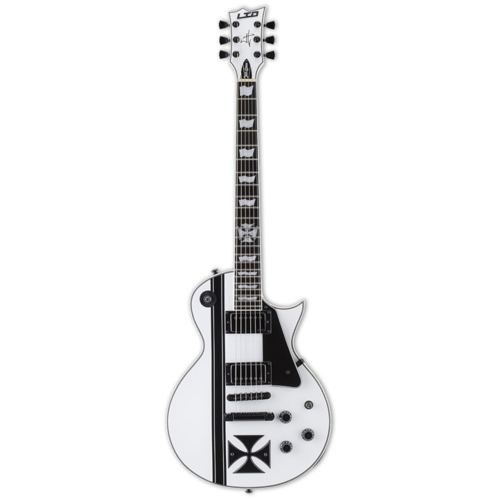 Acquista LTD Iron Cross Snow White James Hetfield Signature online | Merula Strumenti Musicali