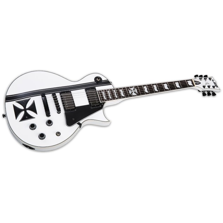 Acquista LTD Iron Cross Snow White James Hetfield Signature online | Merula Strumenti Musicali