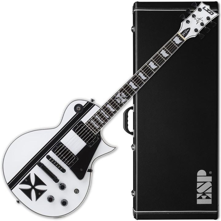Acquista LTD Iron Cross Snow White James Hetfield Signature online | Merula Strumenti Musicali
