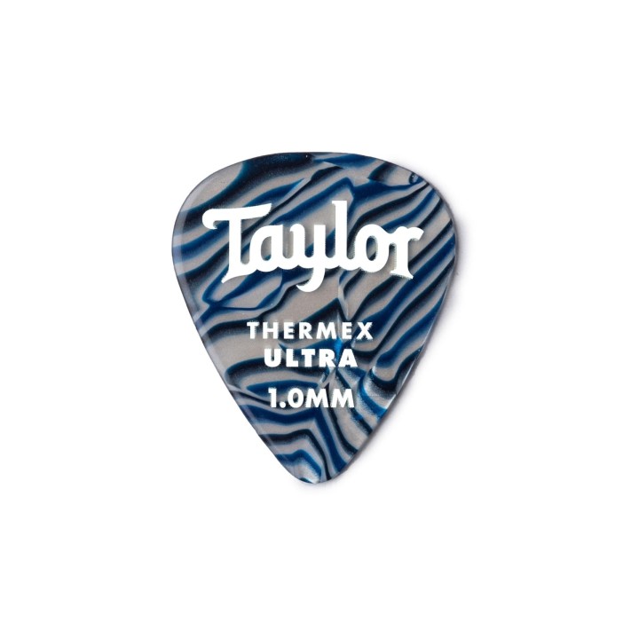 Acquista TAYLOR 80726 Taylor Prem 351 Thermex Ultra Picks,Blue Swirl, 1.00mm,6-Pack online | Merula Strumenti Musicali