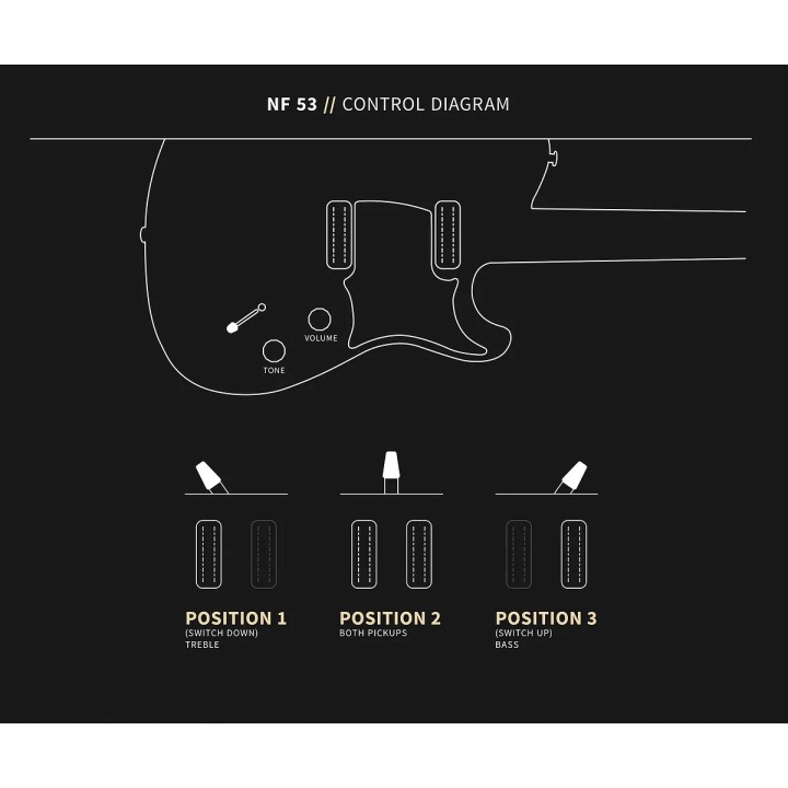 Acquista PRS Nf53 White Doghair online | Merula Strumenti Musicali
