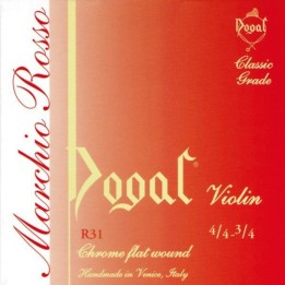 Acquista DOGAL R31A Muta/Set Violino Marchio Rosso 1/2-1/4 Cromo online | Merula Strumenti Musicali
