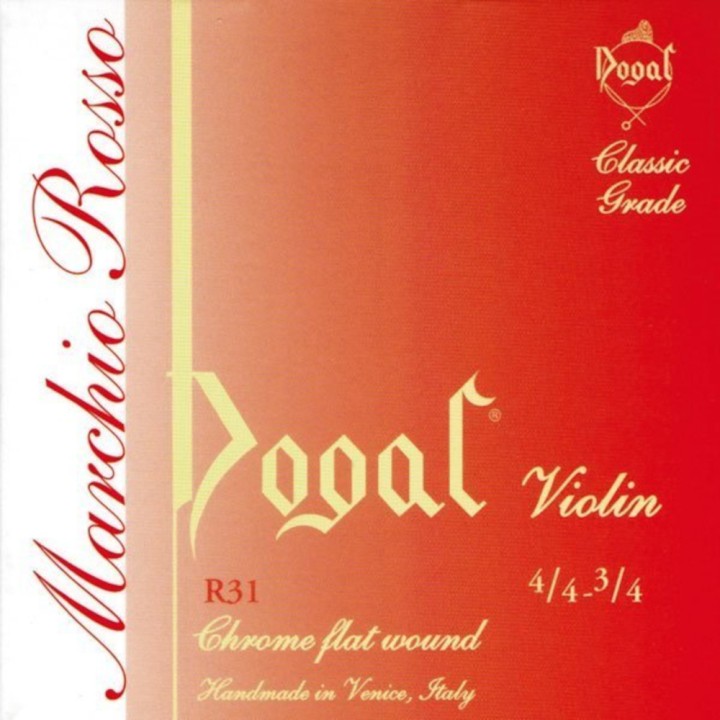 Acquista DOGAL R31A Muta/Set Violino Marchio Rosso 1/2-1/4 Cromo online | Merula Strumenti Musicali